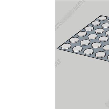 3957现代盲道砖 盲人铺装 盲人路段 盲人行道 盲道 SU模型