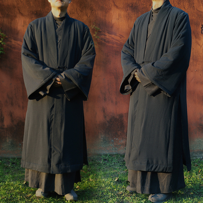 冬季加棉保暖大衣大褂