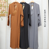 慈岸夏季 僧服出家人长褂短褂小褂天丝素棉亲肤透气比丘尼师父僧装