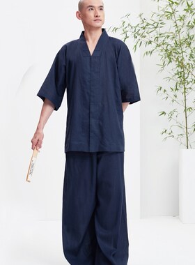 夏季短袖短褂慈缘僧服僧人