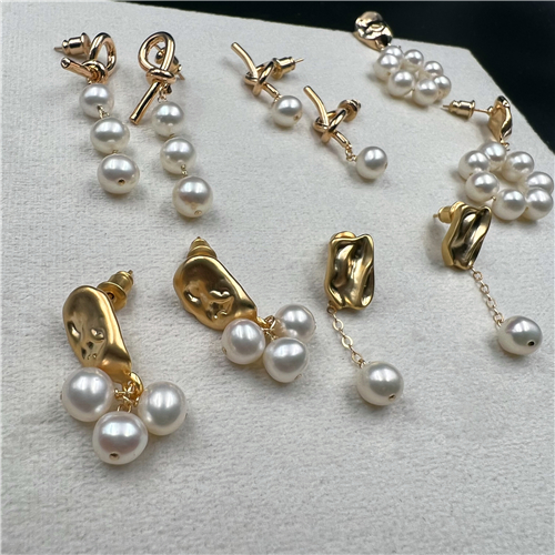 法式复古淡水珍珠复古简约