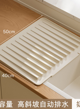 整理师推荐硅胶沥水垫子台面隔热垫防烫锅垫耐高温厨房水槽沥水垫