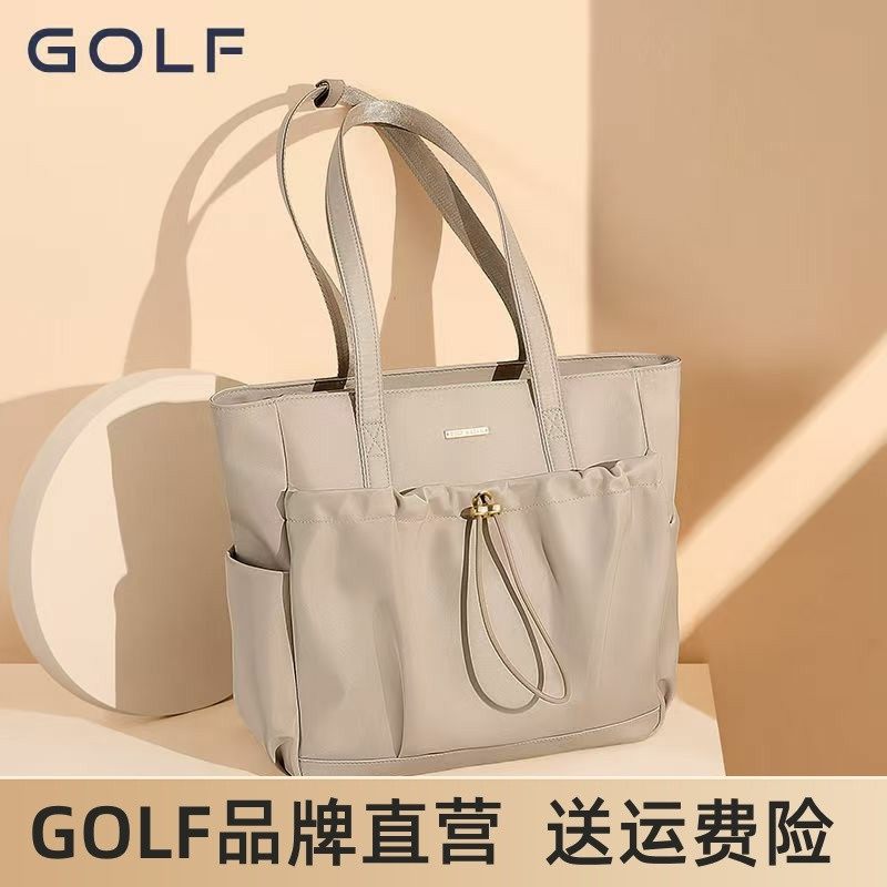 GOLF2026新款单肩包女时尚休闲大容量托特包上班通勤笔记本电脑包