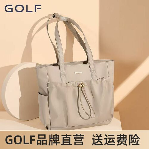 GOLF2026新款单肩包女时尚休闲大容量托特包上班通勤笔记本电脑包