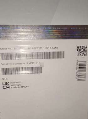 (议价)6AV6371-1DQ17-5AX0工业，