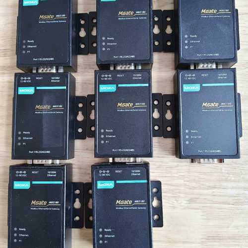 MOXA  MB3180 MODBUS网关 ，测议价