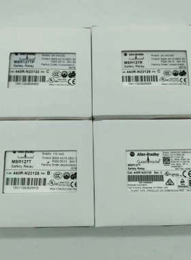 罗克韦尔AB安全继电器MSR127RP 440R-N23议价