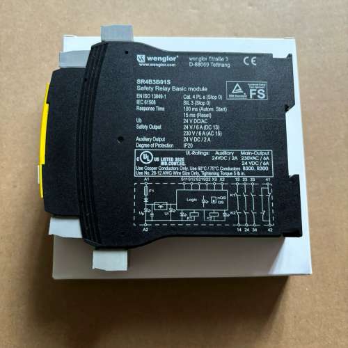SR4B3B01S威格勒WENGLOR继电器，，议价