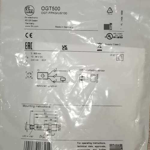 易福门 OGT500 OGP100 OGP200议价