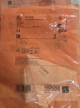 IFM易福门IFC258全金属电感式接近开关IF议价