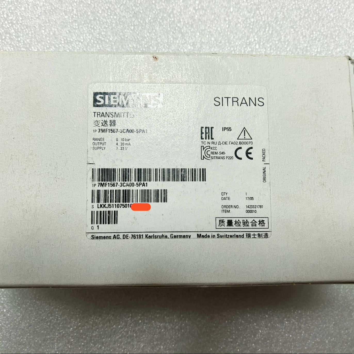 7MF1567-3CA00-5PA1  J年 原标议价