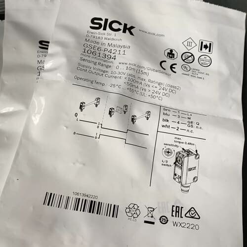 SICK传感器GSE6-P4211货号1061394(议价)