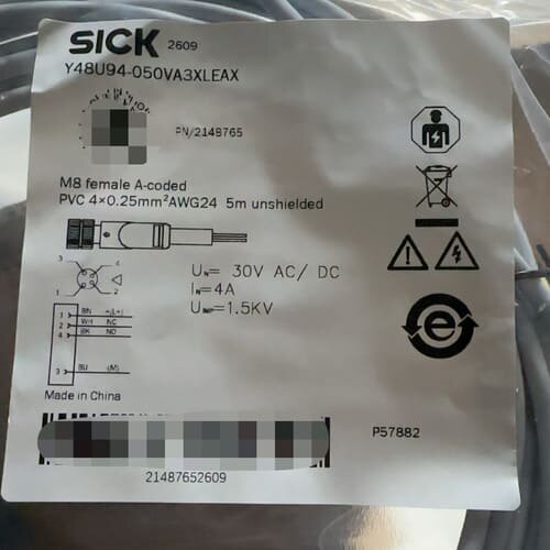 SICK西克连接线Y48U94-050VA3XLEAX，(议价)
