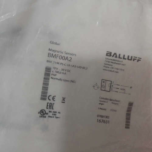 BALLUFF巴鲁夫BMF00A2磁敏传感器BMF 21议价