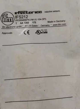 易福门IFK3004BBPKGMUS-104-D议价