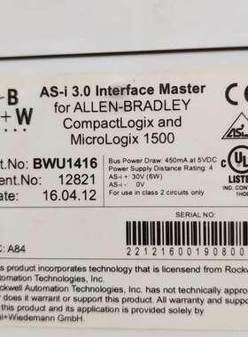 (议价)BWU1416齐全