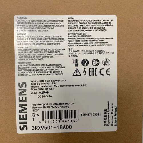 3RX9501-1BA00AS-i电源 3A 24 V议价