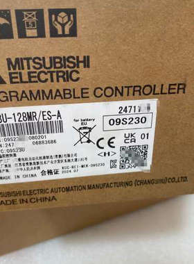 可控制器FX3U-128MRES-A，议价