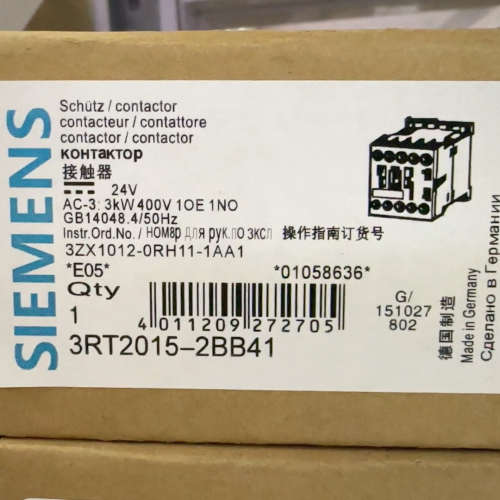 接触器 3RT2015-2BB41 议价