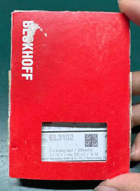 倍福EL3102模块，。这个模块支持2路模拟输议价