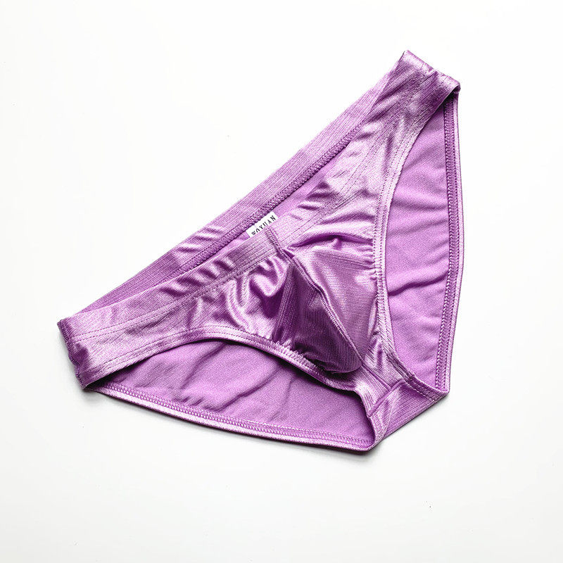 WOXUAN男士三角内裤青年低腰性感舒适囊袋纯色拉丝面料紧身三角裤在类目 女士内衣/男士内衣/家居服, 内裤中 - 来自Buy2taobao.com提供专业的淘宝代购服务