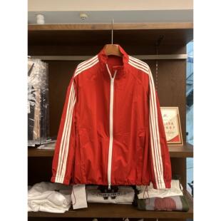 白边运动外韩套 宽松拉式 实体女装 系休闲慵懒风立韩领冲锋衣潮春季