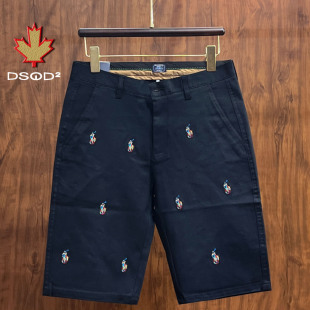 工装 男士 短裤 宽松刺绣直筒中裤 子潮牌 夏季 潮流外穿百搭五分裤 薄款
