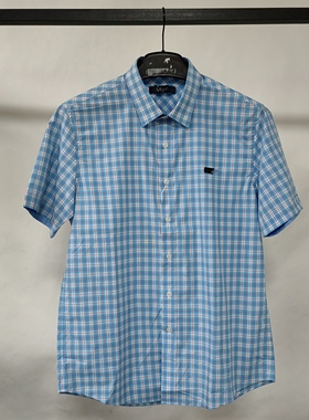 梦家  高端商务衬衫  男装时尚休闲短袖衬衫2SH1212210