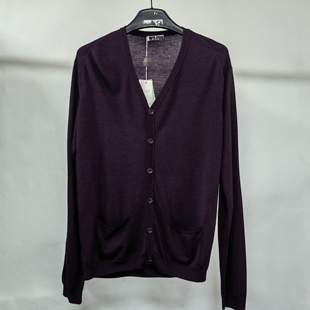 高端男装 亮丝 时尚 休闲长袖 外套T2281 梦家 针织衫 男装