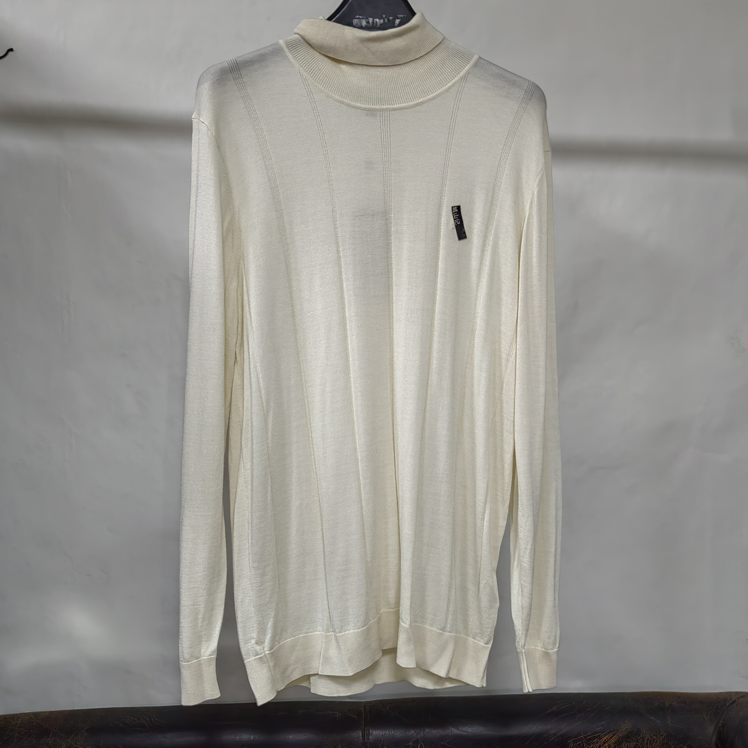 梦家  高端商务T恤  男装时尚休闲长袖高领T恤T2243