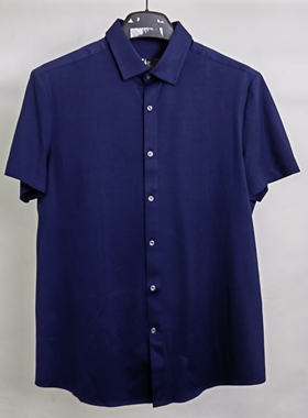 卡尔牌高端商务衬衫  男装时尚休闲短袖衬衫T2607