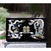 婚庆礼赠可定 首饰盒百年好合收藏级中式 非遗螺钿镶嵌 龙凤呈祥