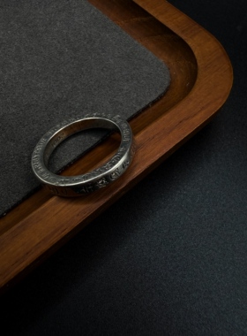 corner ch 银钻3mm脏话戒指 中古 us7.5