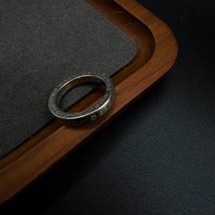 corner ch 银钻3mm脏话戒指 中古 us7.5