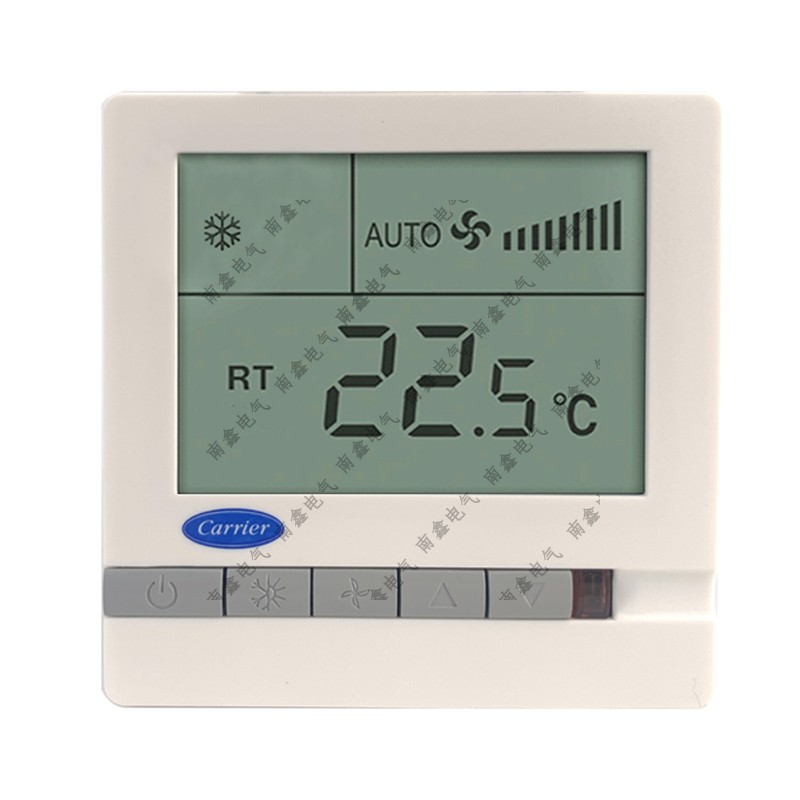 carrier开利中央水空调液晶温控器风机盘管三速开关面板TMS710SA