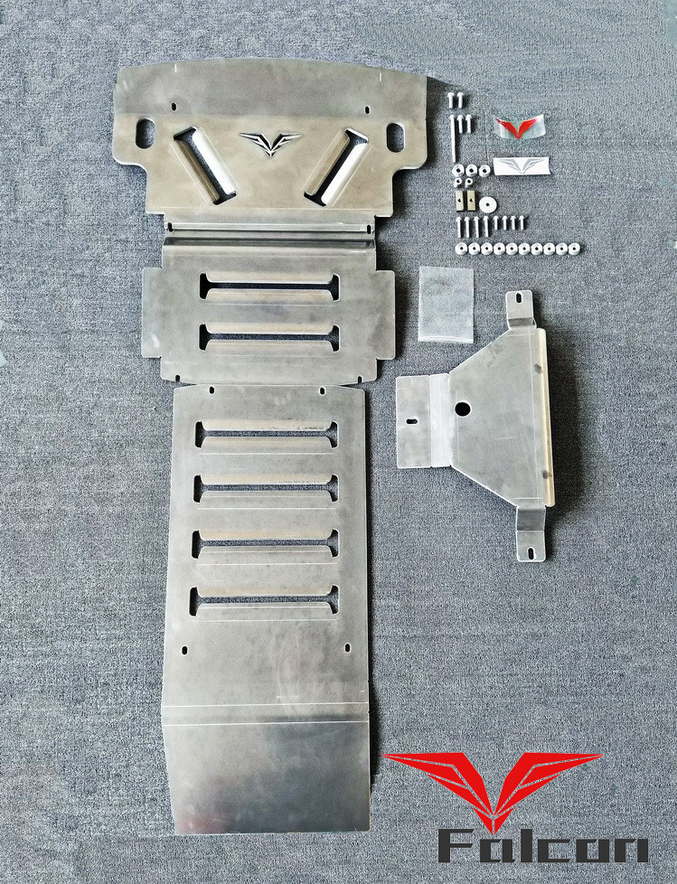 三菱V93V95V97底盘护板8MM铝镁合金帕杰罗越野发动机护甲装甲