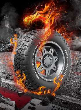 百路驰AT/KM2越野轮胎35/12.5/R18百路驰泥地越野轮胎