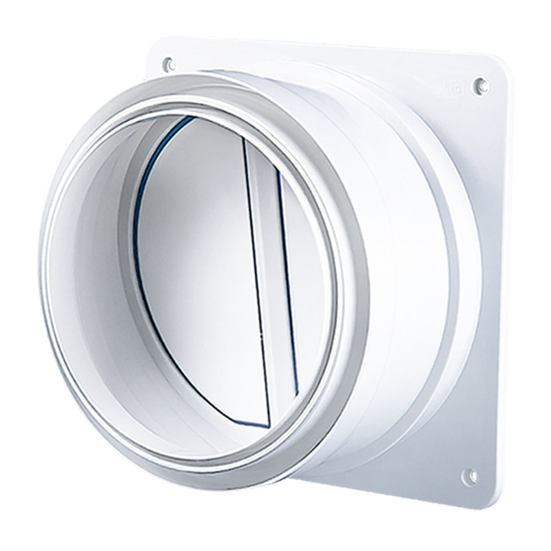 潜水艇烟道止逆阀厨房专用抽油烟机排烟管止回阀防烟宝单向止烟阀