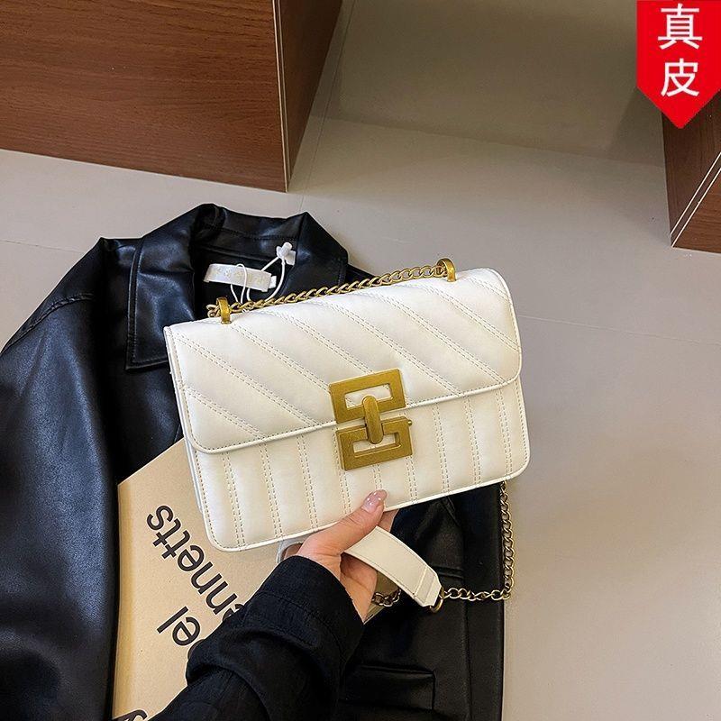 女真时尚百搭设计包休闲包众简约单肩通勤皮2026包链条小流行精致