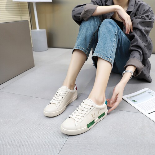 牛皮面羊皮里鸳鸯鞋休闲板鞋女
