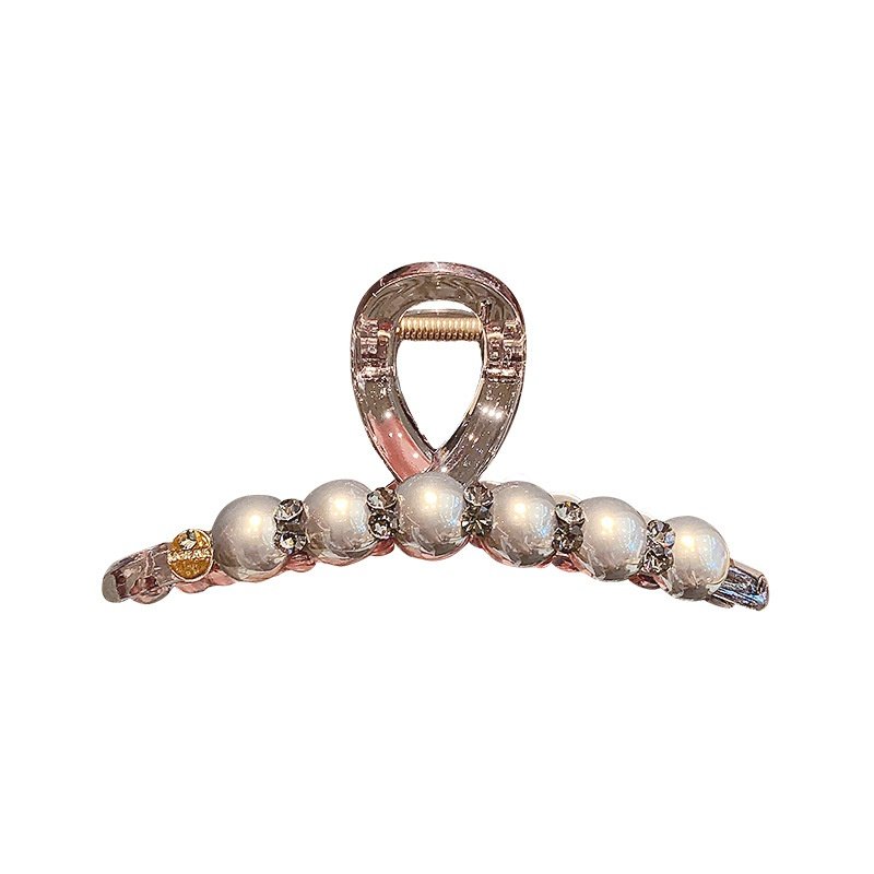 2025新款花朵珍珠大号抓夹感时尚亚克力发夹后脑勺盘发鲨鱼夹,饰品/流行首饰/时尚饰品新,民族风发饰,淘宝优惠券,粉丝福利购,淘宝优惠卷