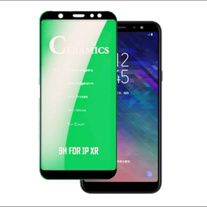 适配三星SamsungA6+手机膜全屏覆盖a6plus陶瓷钢化膜A8s高清防爆保护膜a9s防摔防刮屏幕贴膜屏保玻璃门