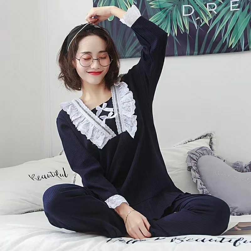 罗纹棉家居服套装
