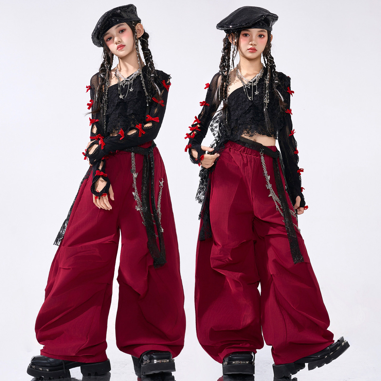 爵士舞女童服装女团甜酷风jazz