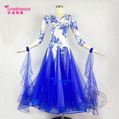 摩登舞蹈专用连衣裙演出