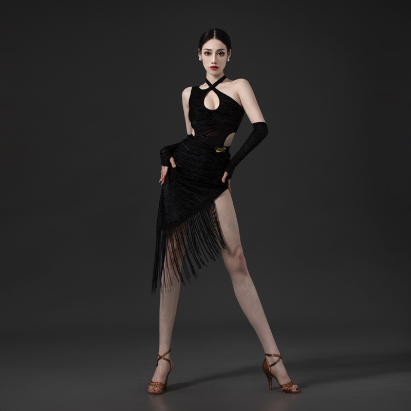 CONNY成人拉丁表演分體套裝