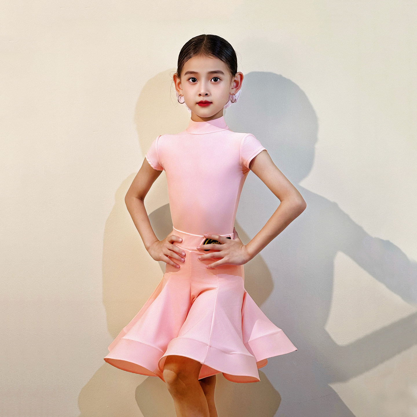 CONNY康尼2025新款拉丁舞蹈专业比赛规定服装表演出女儿童鱼骨裙