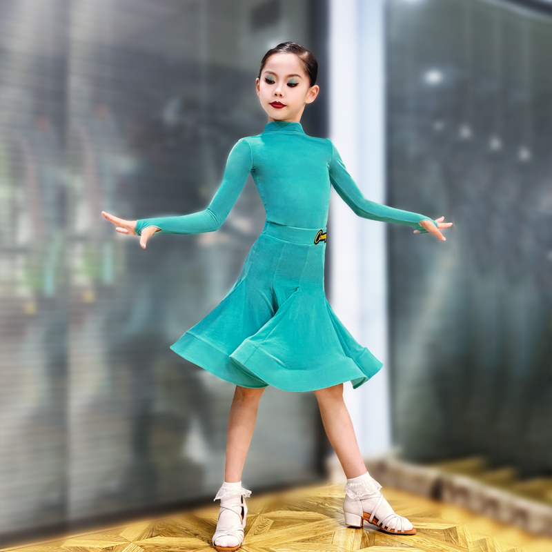 CONNY儿童拉丁舞规定服分体套装