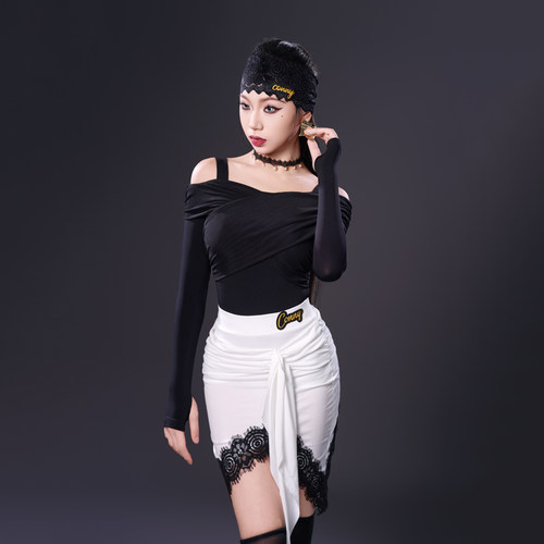 CONNY成人拉丁舞服分体套装