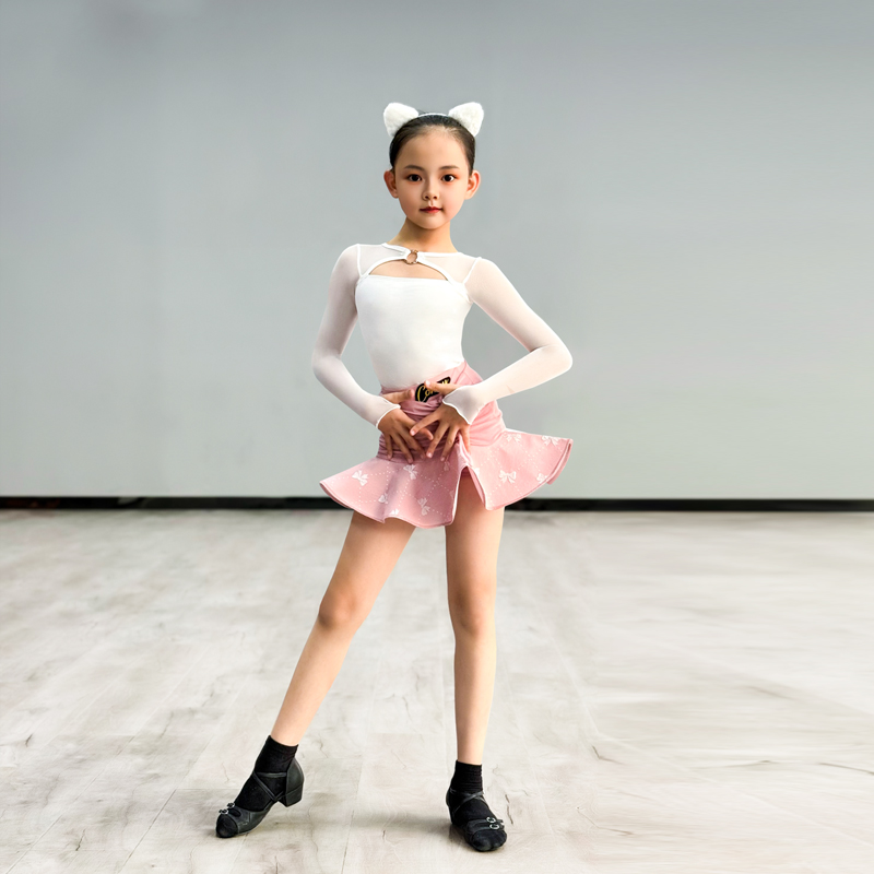 CONNY儿童拉丁舞服分体套装